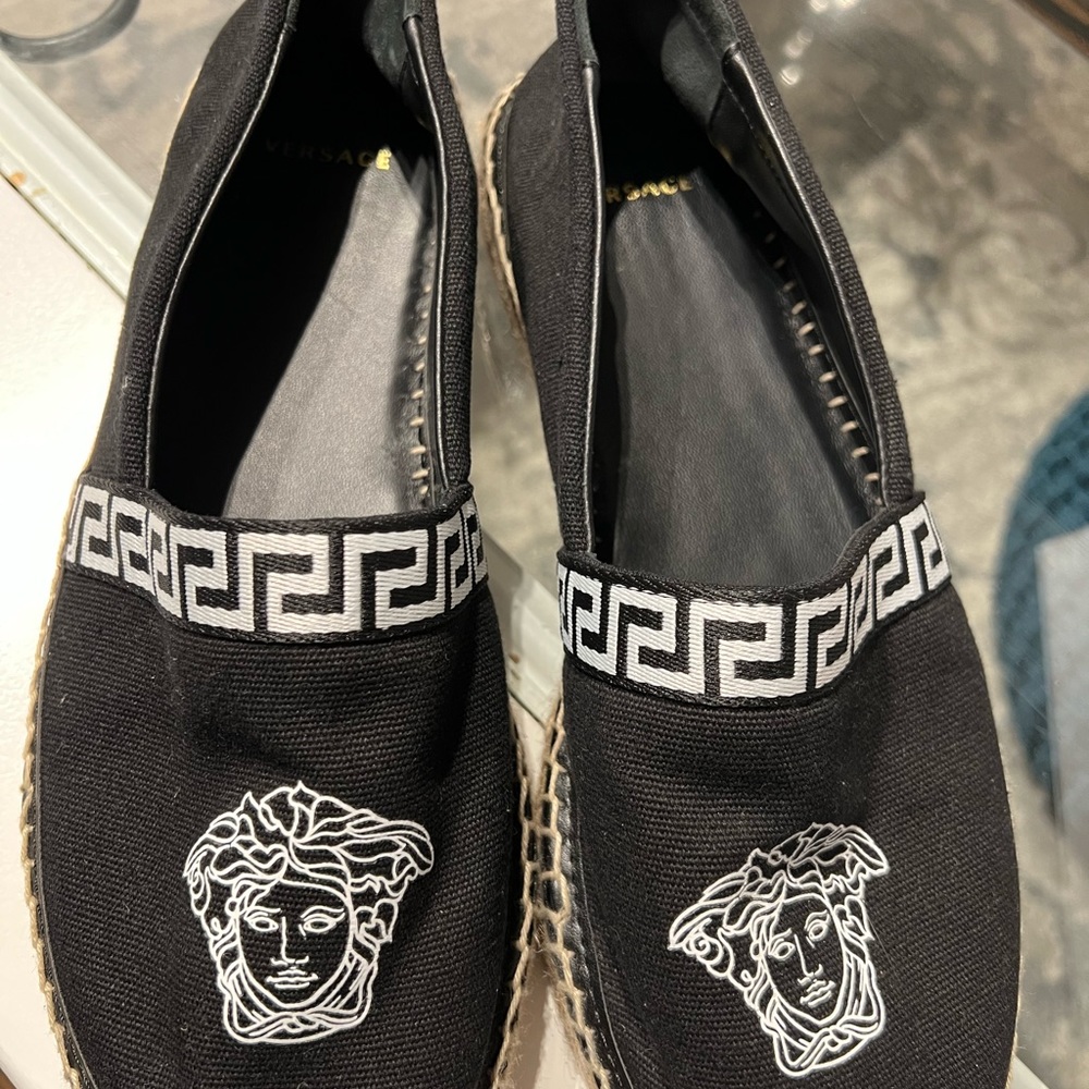 Versace shoes , worn once , really good condition.